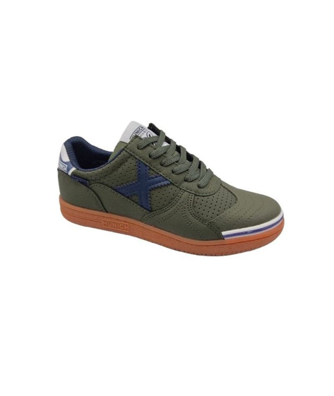 Zapatillas Fútbol sala Munich G-3 Kid 445 Infantil Verde
