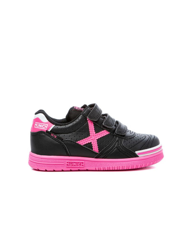 Chaussures de Futsal Munich G-3 Kid Vco Profit 14 Enfant Noir