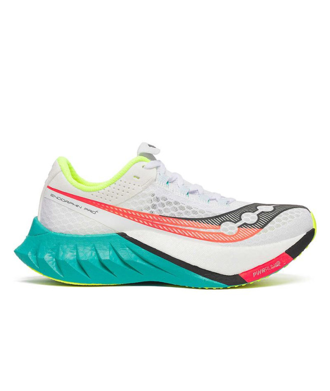 Zapatillas de Running Saucony Endorphin Pro 4 Mujer Blanco/Mutant