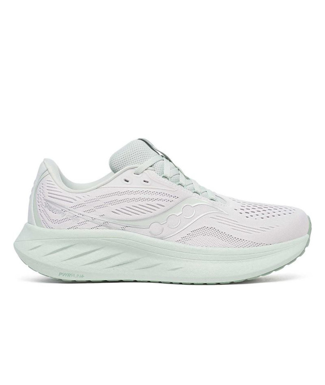 Zapatillas de Running Saucony Ride 18 Mujer Fog/Mist