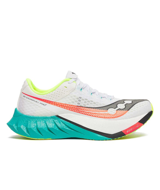 Chaussures de Running Saucony Endorphin Pro 4 Homme Blanc/Mutant