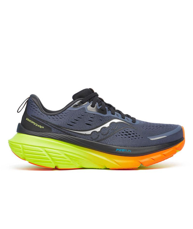 Chaussures de Running Saucony Guide 18 Homme Shadow/Vizi