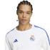Sudadera de Fútbol adidas Real Madrid Dna Sweat Hombre Blanco