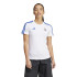 T-shirt de Football adidas Real Madrid 3 Bandes Femme Blanc