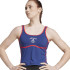 Camiseta de Fitness adidas Heritage Ls Tk Mujer Azul Oscuro