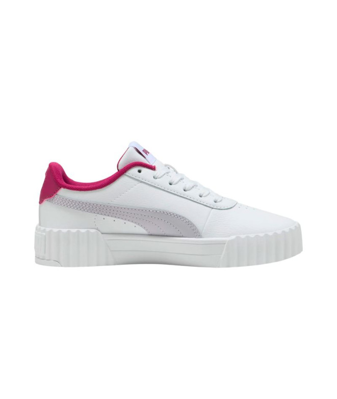 Chaussures Puma Carina 3.0 Blanc-Lilas Écrasé, Fille