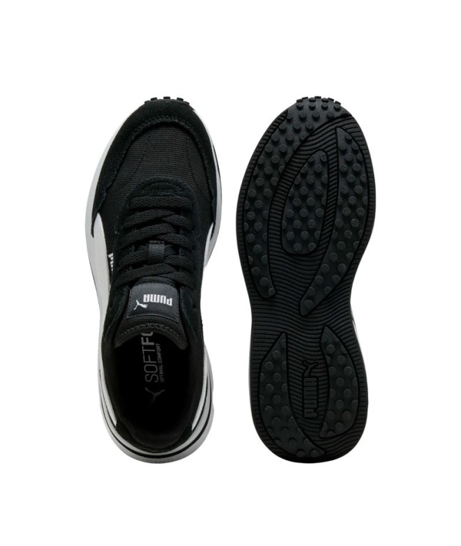 Chaussures Puma R78 Glance, Noir- Blanc, Femme