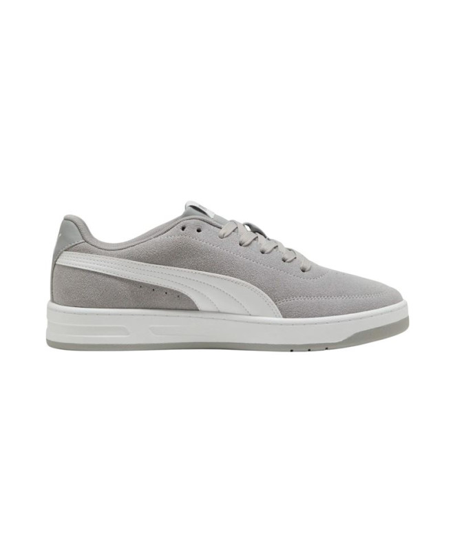 Chaussures Puma Court Classic Clean, Gris Écho - W, Unisexe