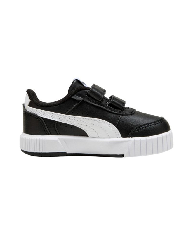 Chaussures Puma Carina Mia V Inf, Noir- Blanc, Fille