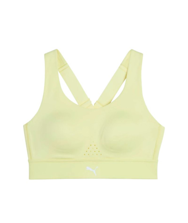 Sujetador deportivo de Running Puma Pwrbreathe Run ,Gold Moon, Mujer