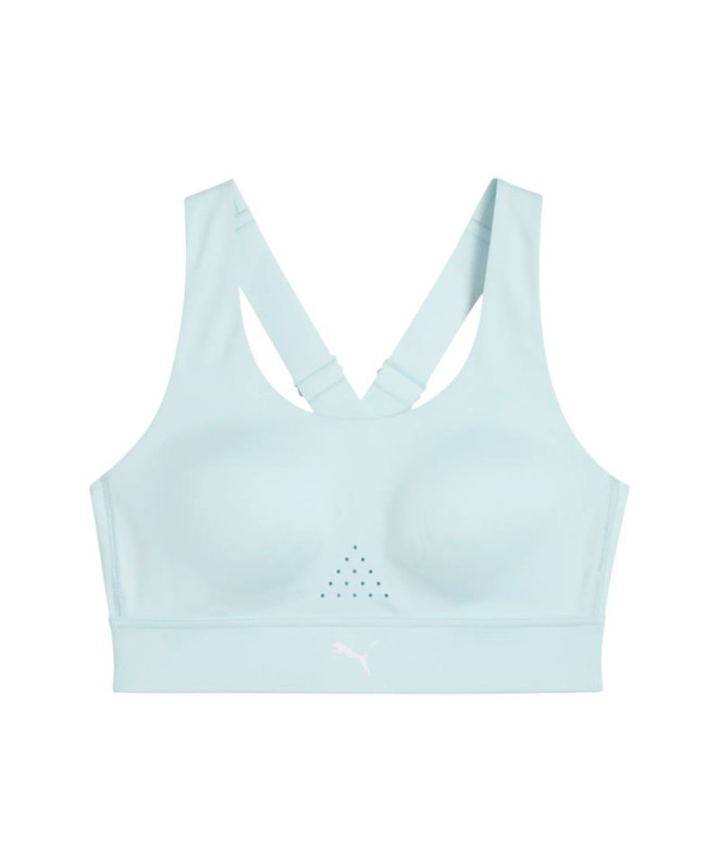 Sujetador deportivo de Running Puma Pwrbreathe Run ,Sea Glass, Mujer
