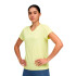 Camiseta de Fitness Puma W Tad Essentialsential Vnec,Gold Moon, Mujer