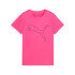 Camiseta de Fitness Puma W Tad Essentialsential Logo, Glowing Pink, Mulher