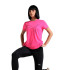 Camiseta de Fitness Puma W Tad Essentialsential Logo, Glowing Pink, Mulher