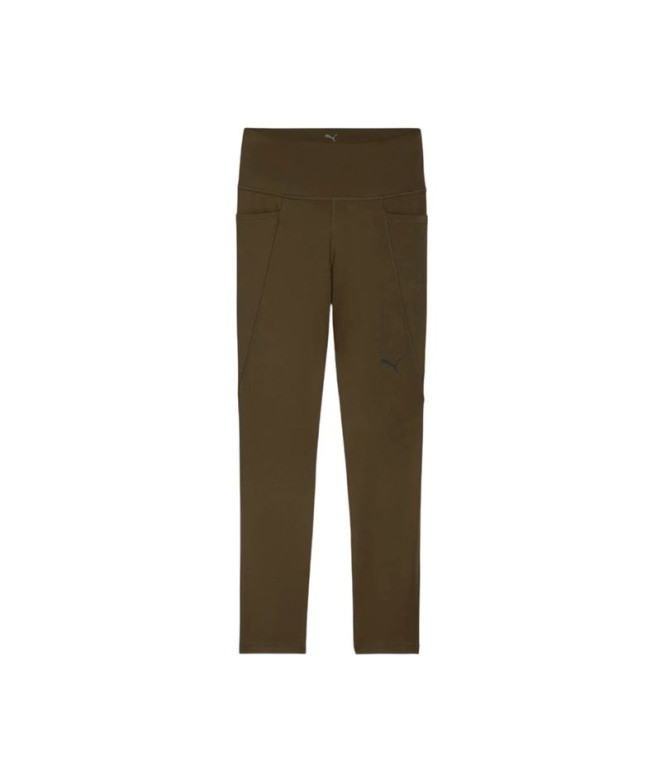 Collants de Fitness Puma W Tad Essentialsential Tigh, Olive Foncé, Femme
