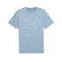 Camiseta de Fitness Puma M Tad Essentialsential Hea Cool Blue Heath, Hombre
