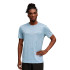 Camiseta de Fitness Puma M Tad Essentialsential Hea Cool Blue Heath, Hombre