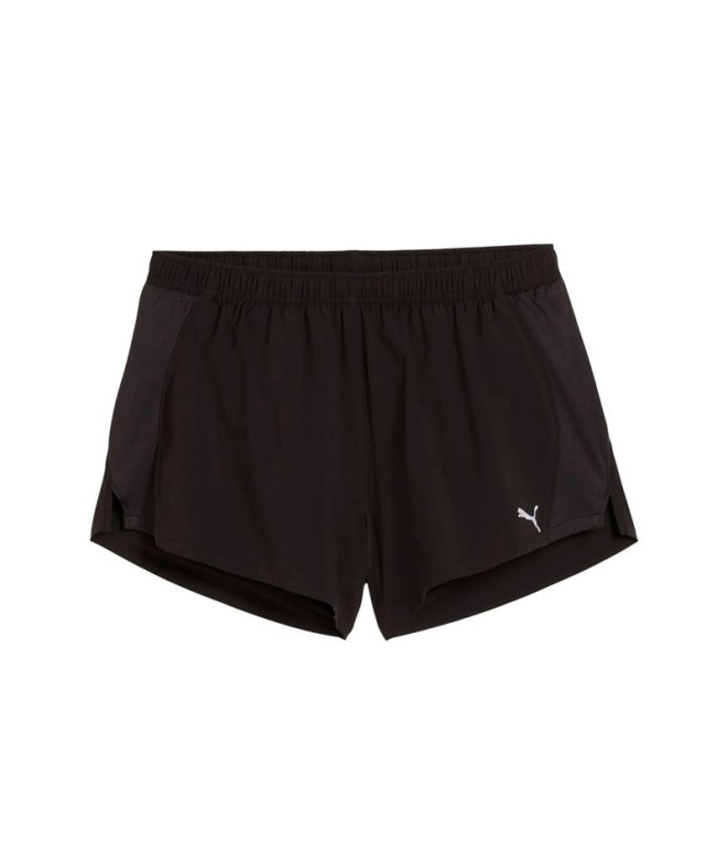 Pantalons de Running Puma W Run Velocity 3" Sh, Noir, Femme