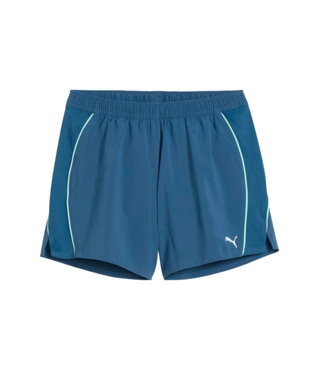 Pantalons de Running Puma W Run Velocity 5" Sh,Dark Indigo, Femme