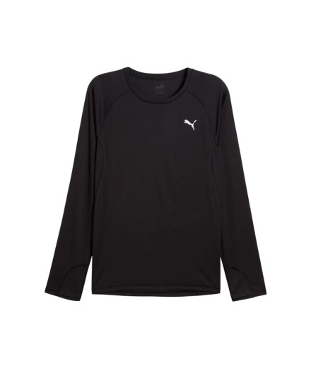 Camiseta de Running Puma M Run Velocity Long, Black, Hombre