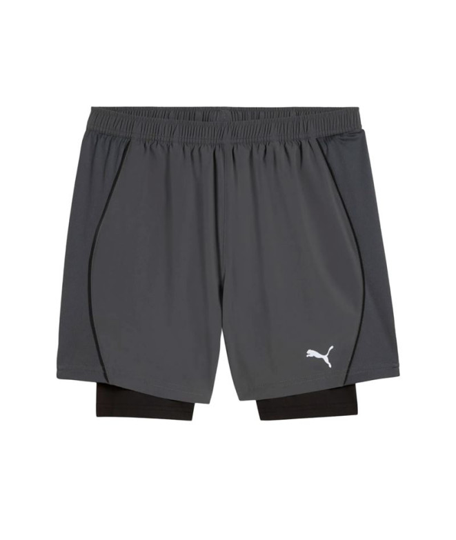 Pantalones de Running Puma M Run Velocity 2In1,Dusky Gray, Hombre