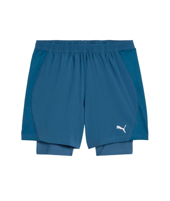 Pantalons de Running Puma M Run Velocity 2In1, Indigo Foncé, Homme