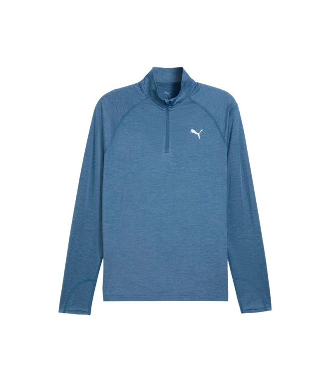 Camiseta de Running Puma M Run Velocity Cloud,Dark Indigo-He, Hombre