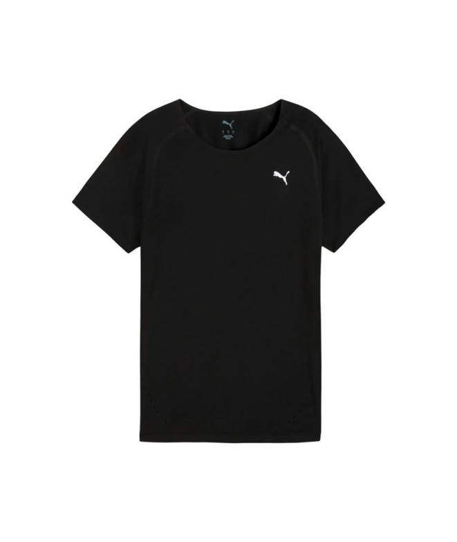 T-shirt de Running Puma W Run Cloudspun, Noir, Femme