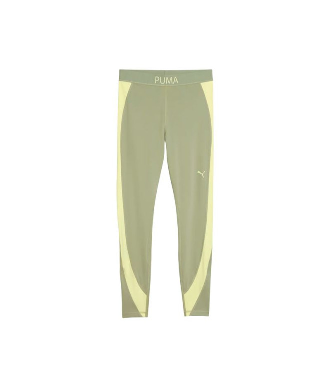 Collants de Fitness Puma W Strong Colorb,Lux Army, Femme