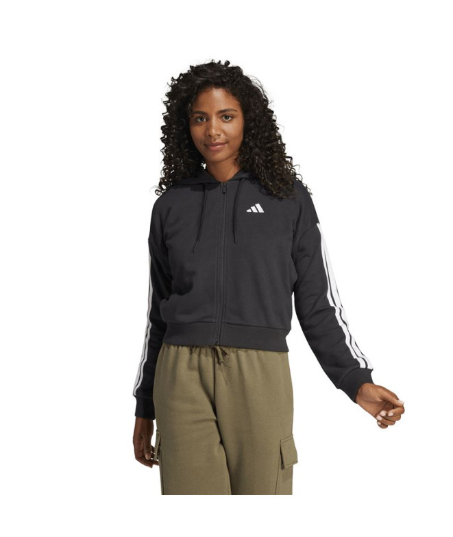 Veste adidas 3 Bandes French Terry Fz Hd Femme...