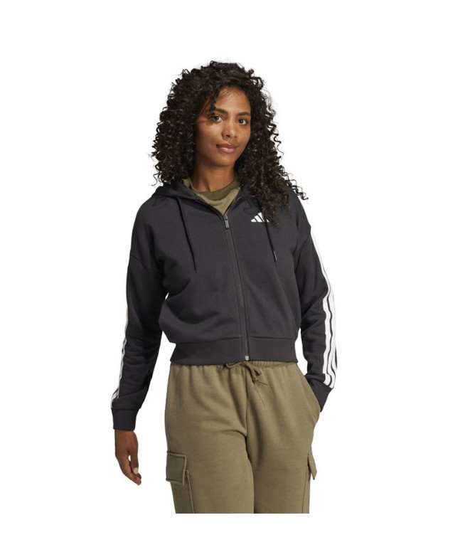 Veste adidas 3 Bandes French Terry Fz Hd Femme...