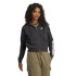 Chaqueta adidas 3 Bandas French Terry Fz Hd Mujer Negro/Blanco
