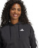 Chaqueta adidas 3 Bandas French Terry Fz Hd Mujer Negro/Blanco