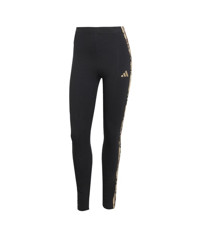 Mallas adidas Aop Leg Mujer Negro