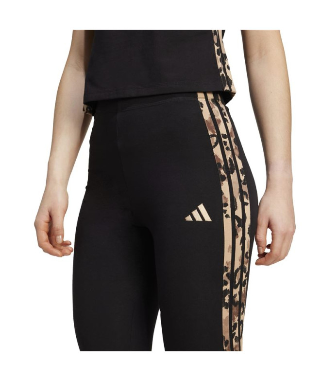 Mallas adidas Aop Leg Mujer Negro