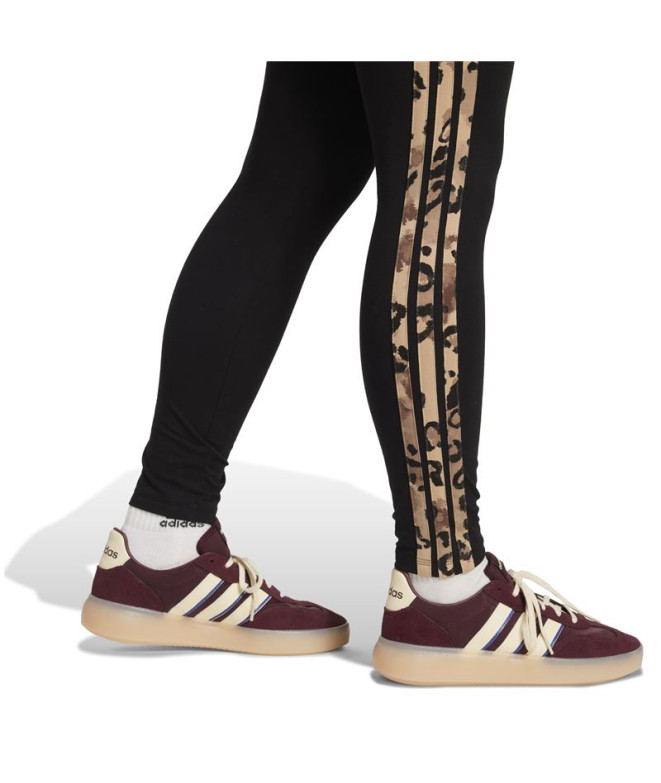 Mallas adidas Aop Leg Mujer Negro
