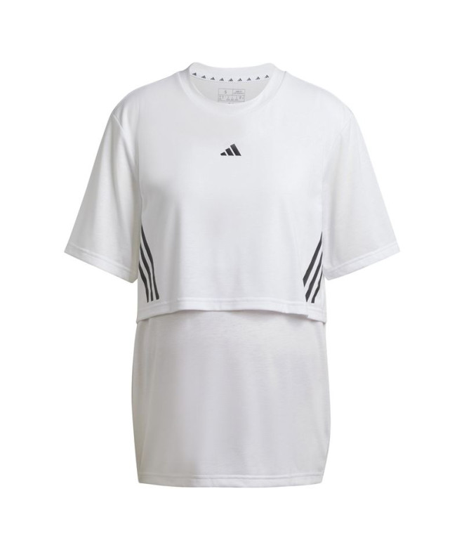 T-shirt de Fitness adidas Maternité Femme Blanc