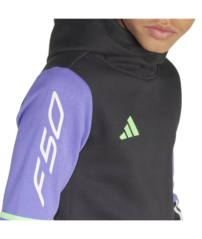 Moletom de Futebol adidas F50 Sw Hd Infantil Preto