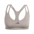 Sutiã esportivo de Fitness adidas Aerim Ls Strngt Mulher Marrom