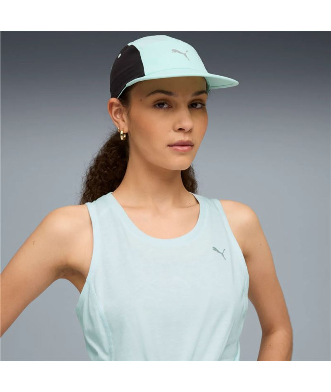 Boné Puma Essentials Running 5 Panel, Mint Mel...