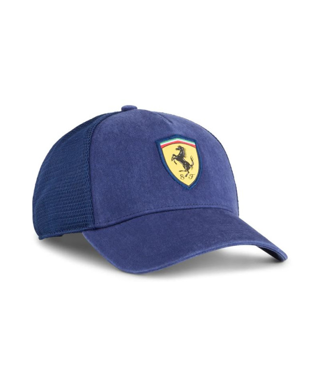Chapeau Puma Ferrari Trucker Cap, Bleu Persan, Homme