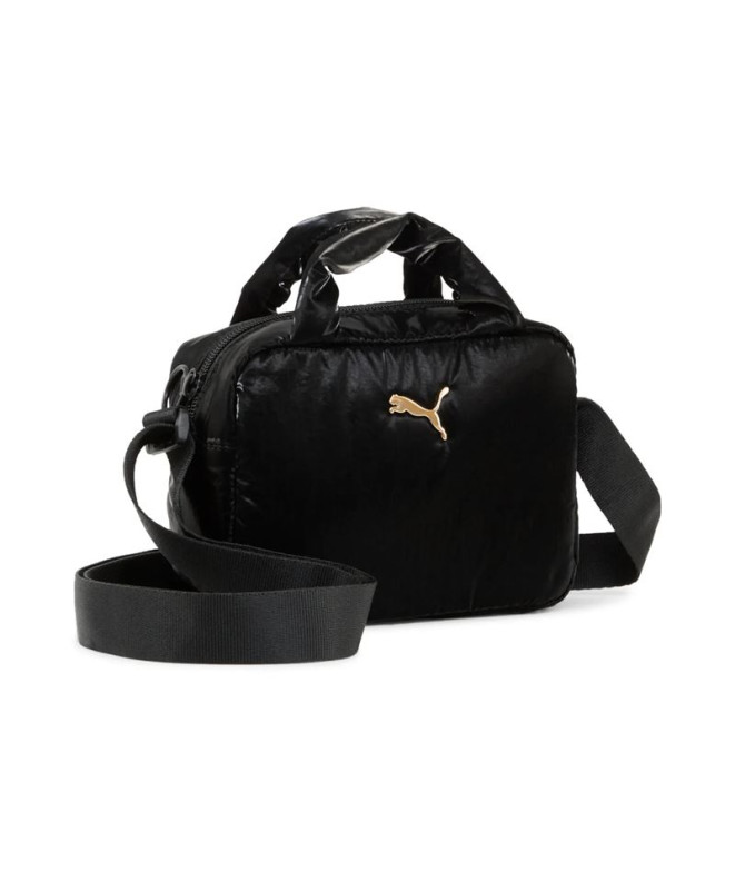 Bolsa Puma Up Mini Grip Bag Negro-Meta Mujer