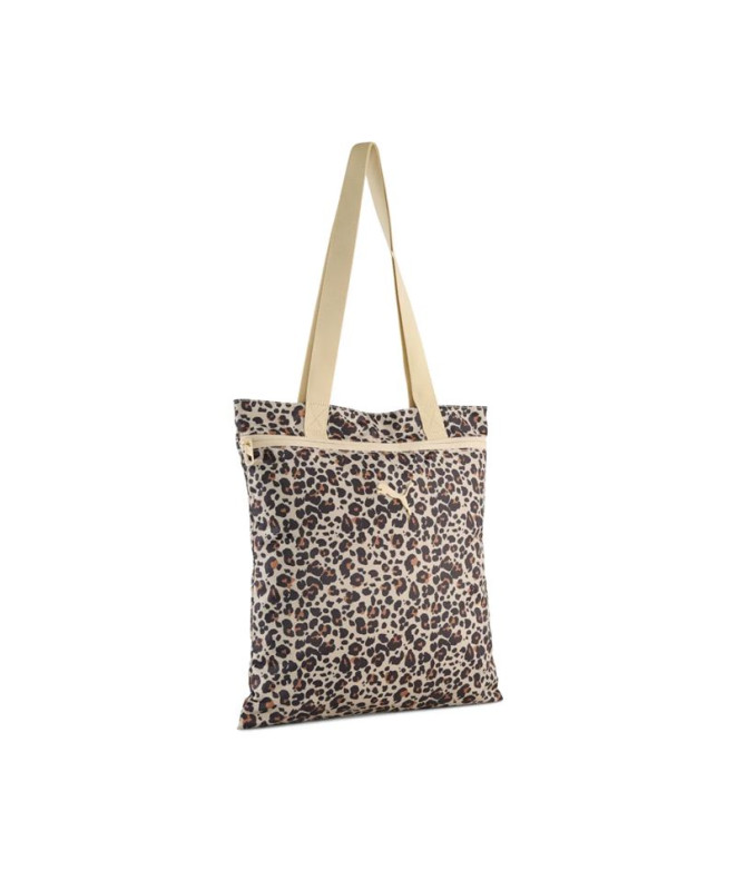 Mochila Puma Pop ToteToasted Almond-Animal A Mujer