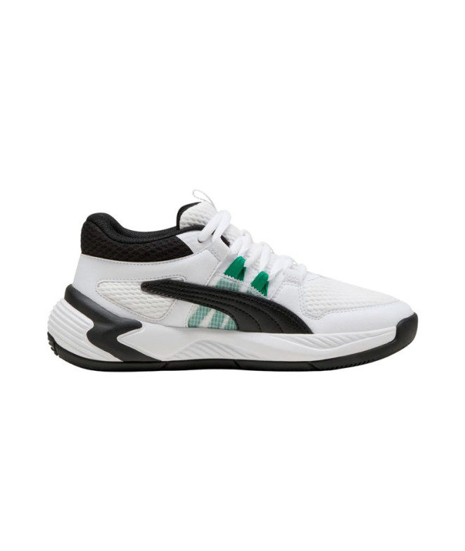Chaussures de Basket-ball Puma Uproar White-Archive Green, Uk13 Enfant
