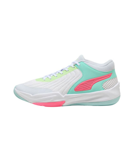 Sapatilhas de Basquetebol Puma Court Pro 2, Branco-Menta... 2