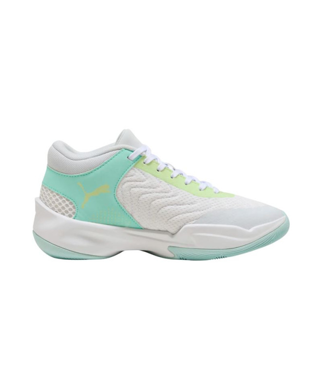 Zapatillas de Baloncesto Puma Court Pro 2 White-Mint Melt-, Infantil