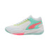 Chaussures de Basket-ball Puma Court Pro 2 White-Mint Melt-, Enfant