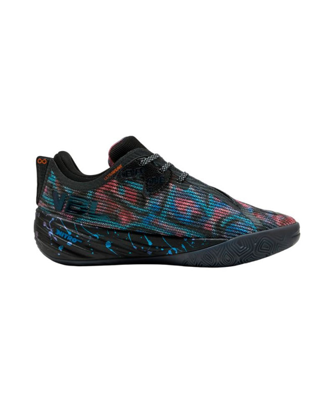 Chaussures de Basket-ball Puma All-Pro Nitro™ 2 Vbl, Noir-Royal Électro, Unisexe