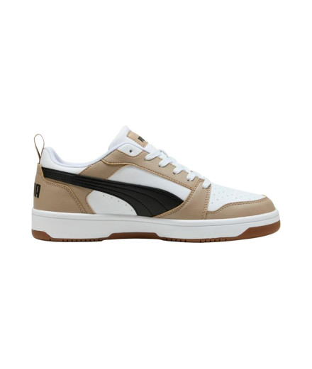 Sapatilhas Puma Rebound V6 Low, Branco- Preto, Unissex