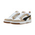 Chaussures Puma Rebound V6 Low, Blanc - Noir, Unisexe
